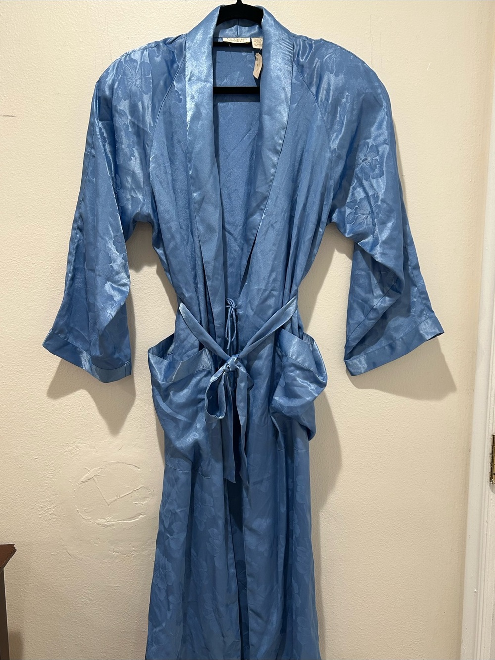 Vintage Victoria's Secret Light Blue Satin 🆕